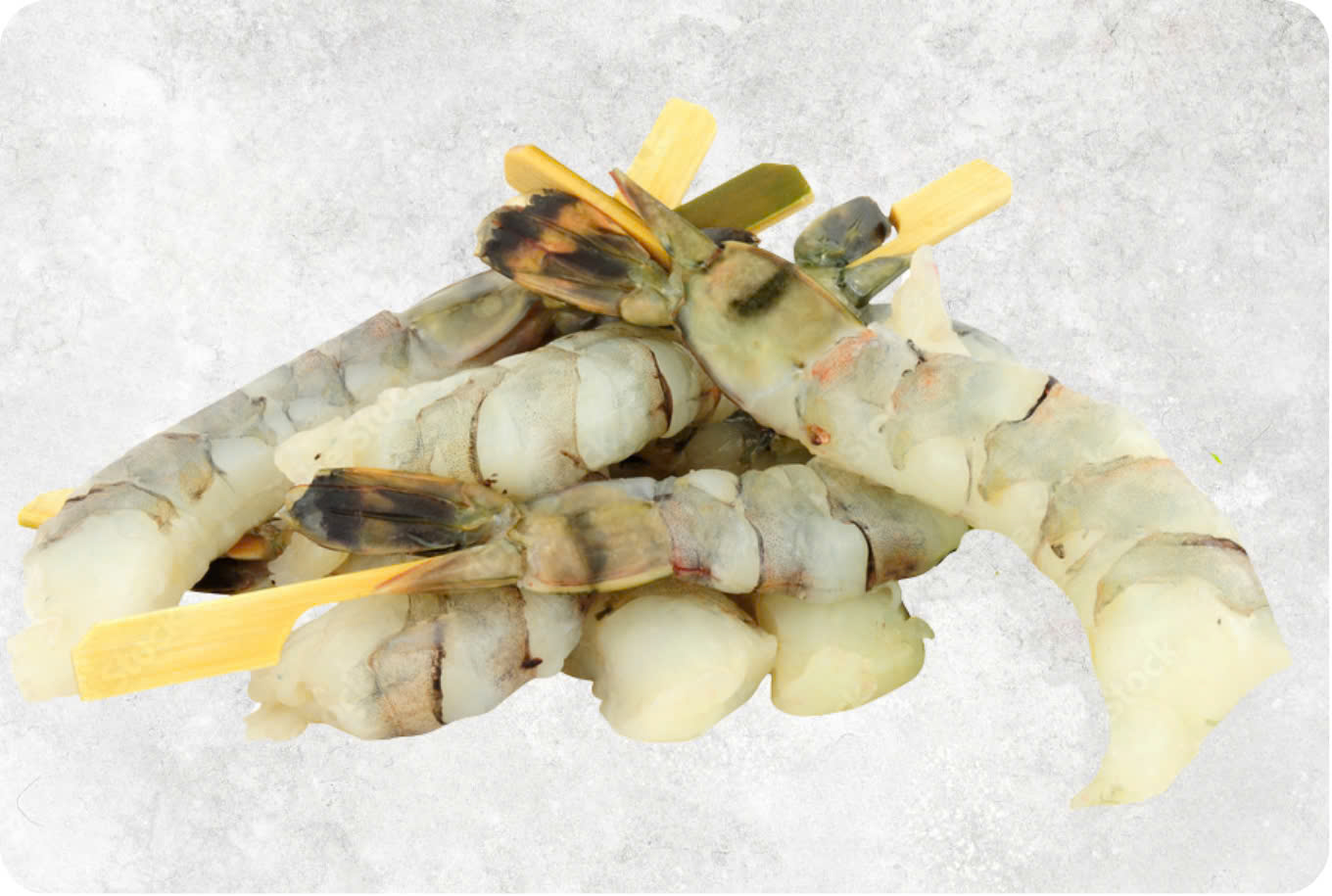 Frozen Raw Pd And Pdto Skewer Black Tiger Shrimp