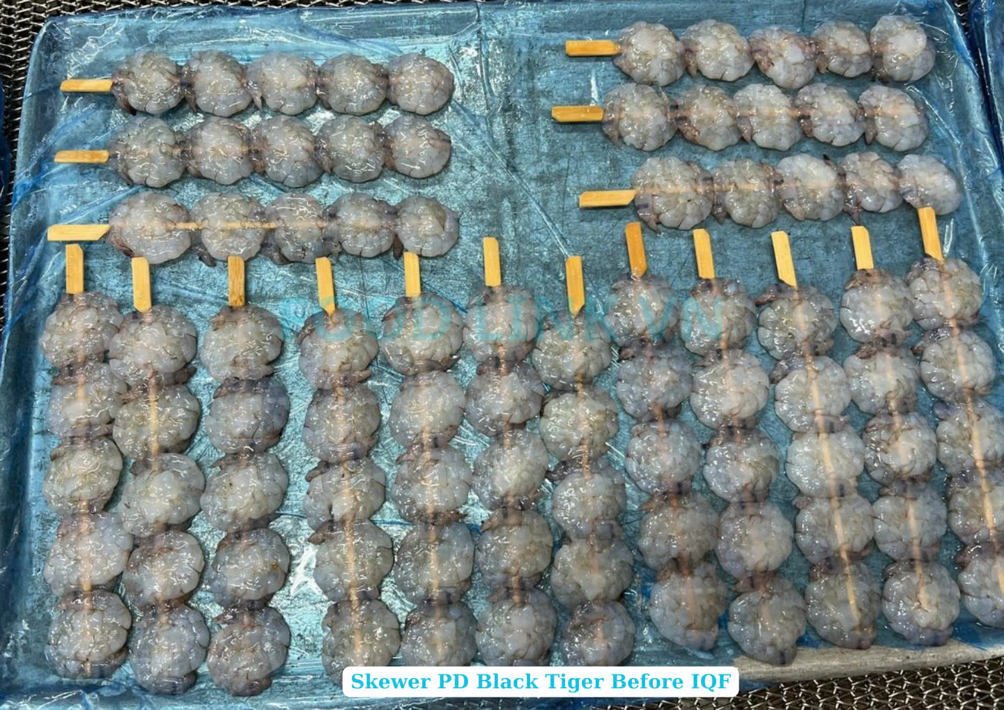 Frozen Raw Pd And Pdto Skewer Black Tiger Shrimp