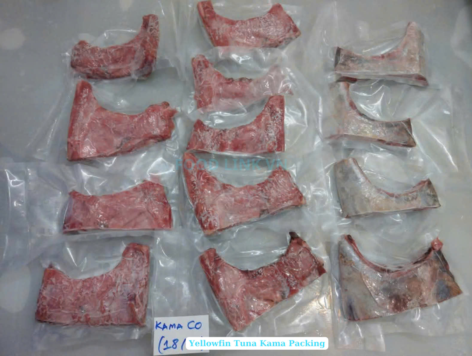Frozen Yellowfin Tuna Kama, CO/ Non-Co treated