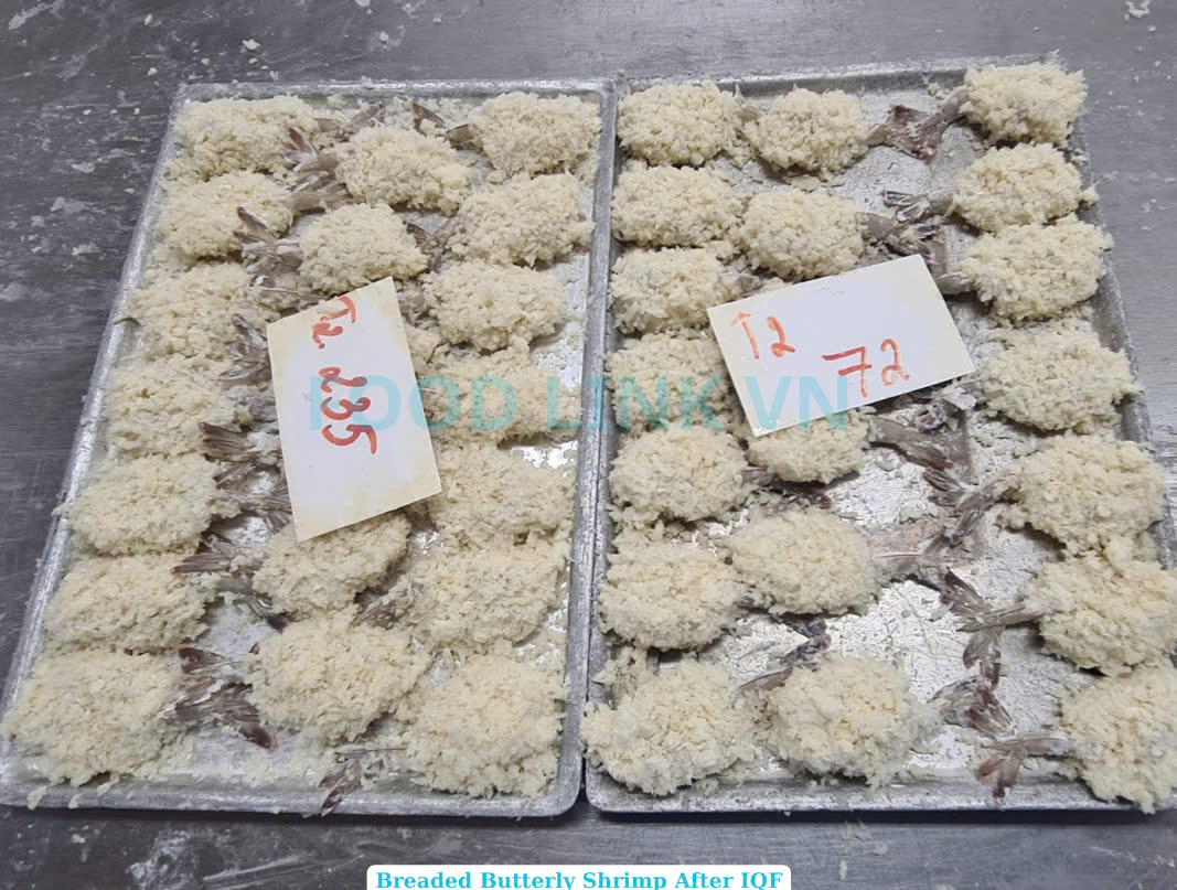 Frozen Breaded Butterfly And PDTO Shrimp