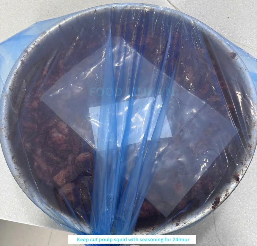 Frozen Grill Seasoned Cut Poulp Squid (Frozen Seasoned Mada Cut)