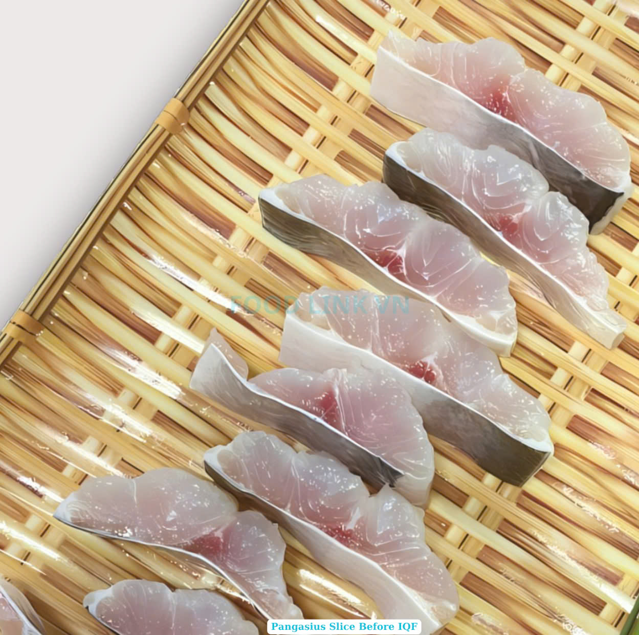 Frozen Pangasius Slice Skin On (Swai Fish)