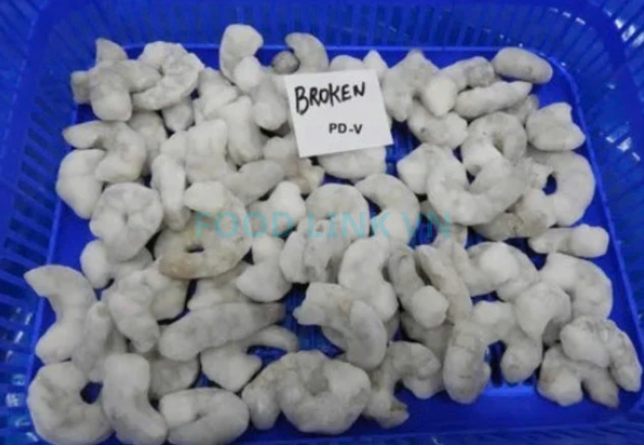 Frozen Broken Vannamei Shrimp Meat
