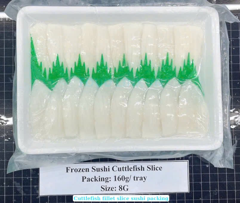 Frozen Cuttlefish Fillet Slice Sushi