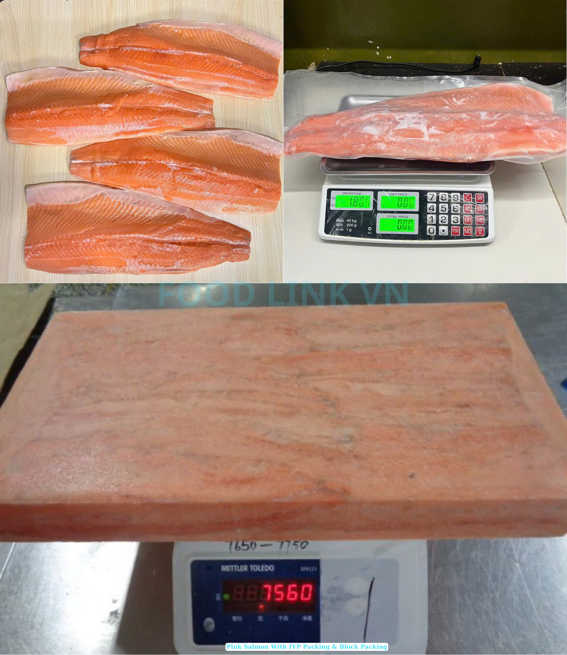 Frozen Pink Salmon