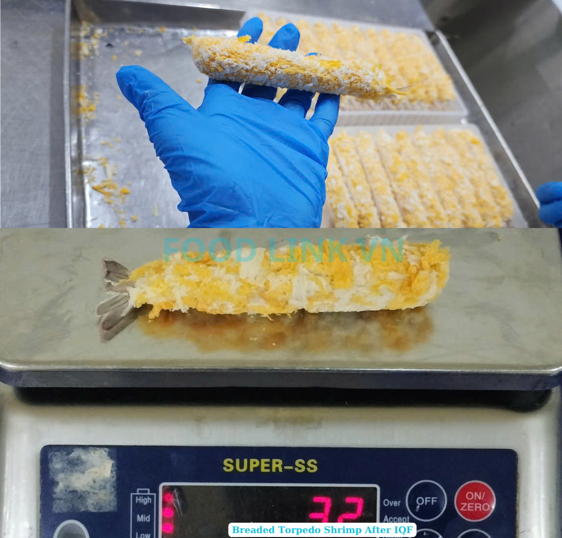 Frozen Breaded Torpedo Shrimp