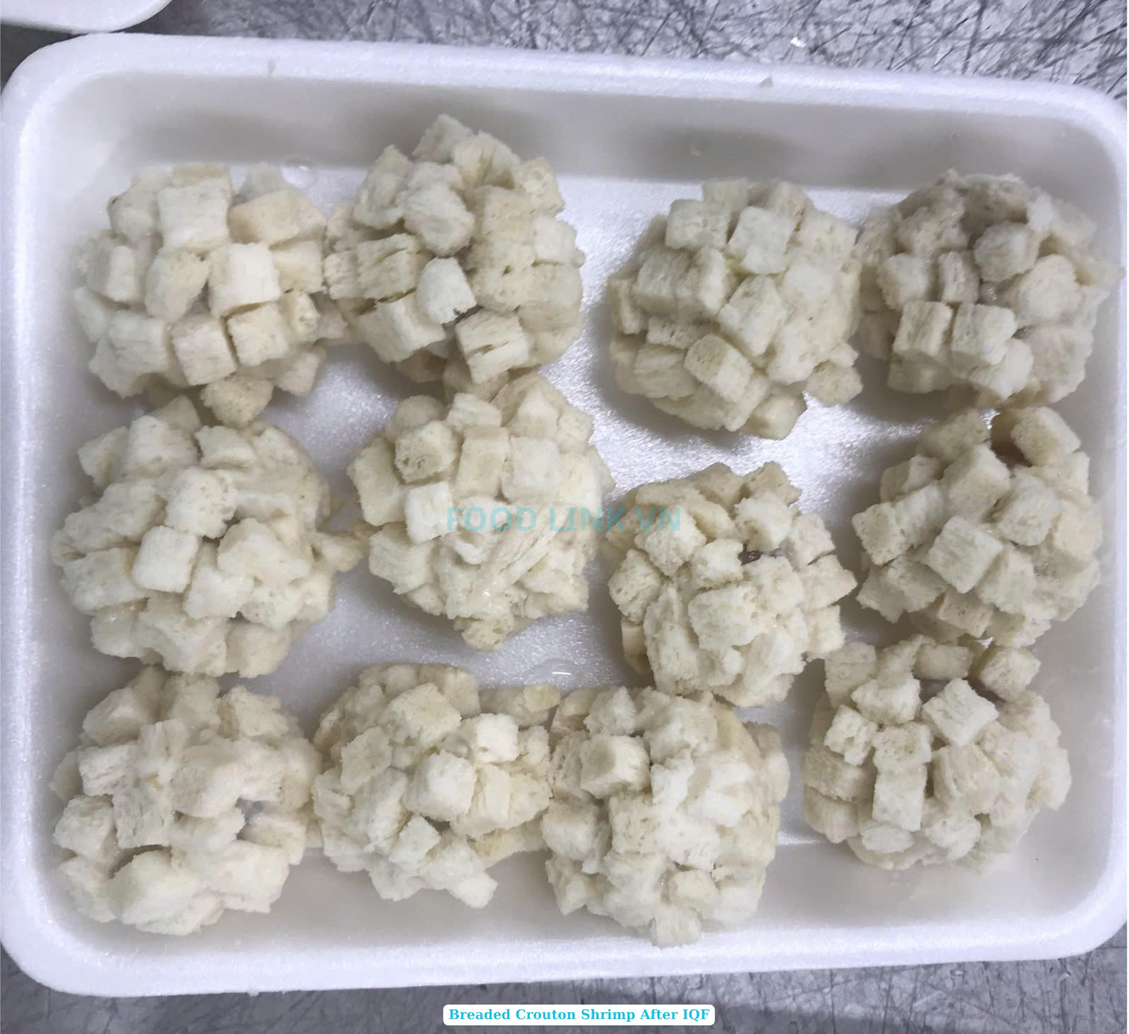 Frozen Shrimp Cubic Crouton