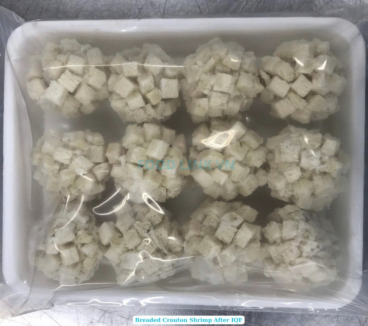 Frozen Shrimp Cubic Crouton