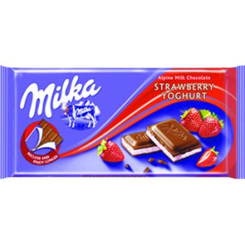 Milka Strawberry Chocolate Bar (Erdbeer)