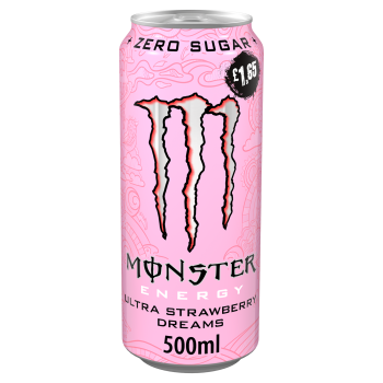 Monster Energy Ultra Strawberry Dreams 12 x 500ml PMP Cans