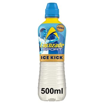 Lucozade Sport Lemon & Lime ICE KICK 12 x 500ml Price Mark Bottles