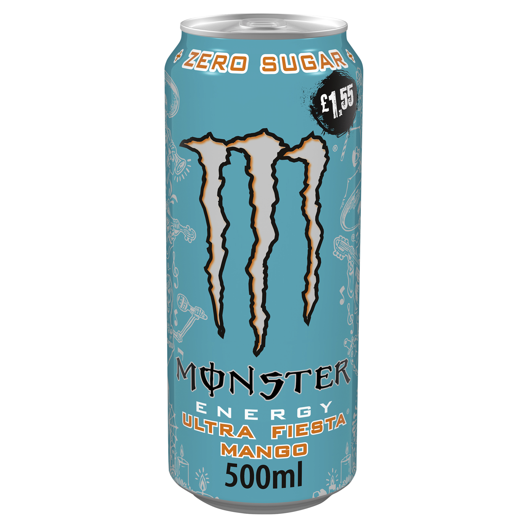 Monster Energy ULTRA FIESTA MANGO Drink 500ml PMP Cans