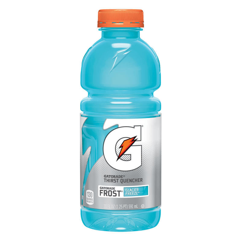 Gatorade Glacier Freeze Sports Drink 24 x 591ml Bottles – Ready-to-drink Sports Drink for Athl