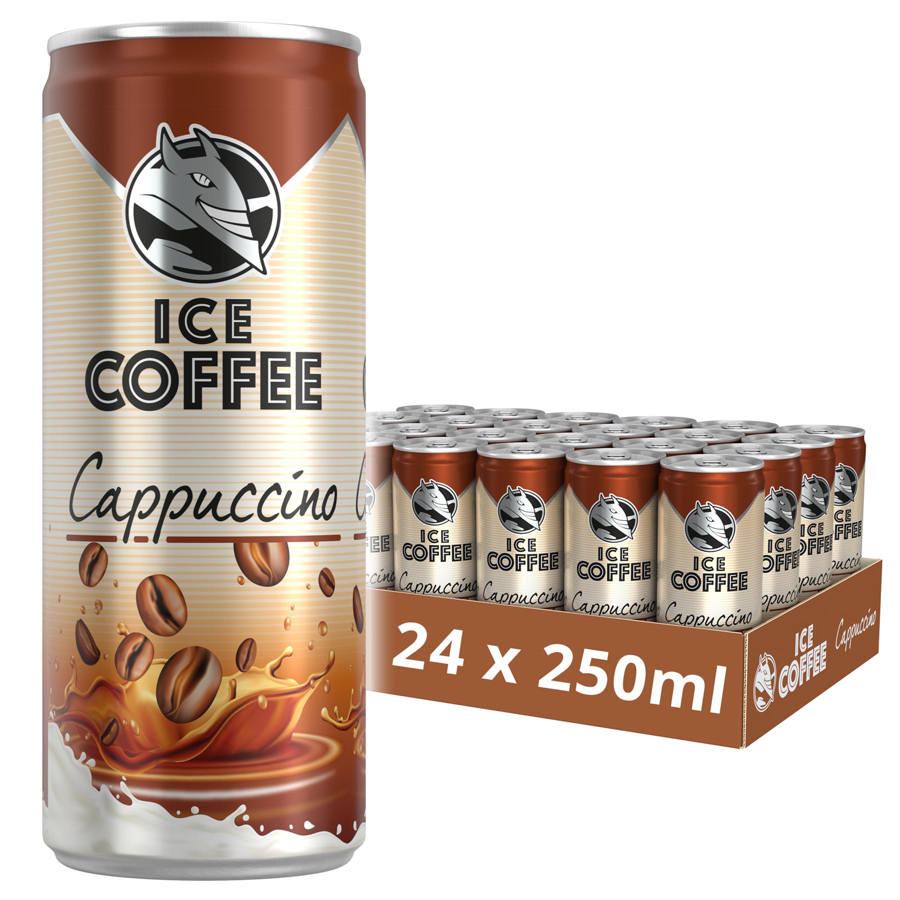 HELL Ice Coffee Cappuccino – 24 × 250 ml Cans