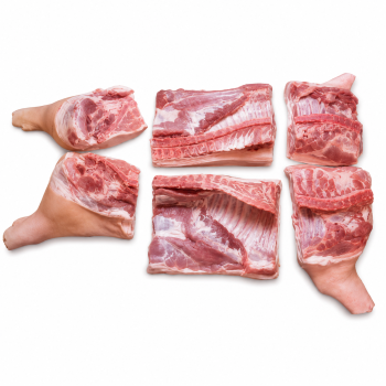 Frozen Pork in 6 Way Cut