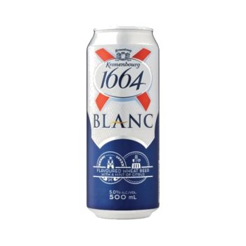 Kronenbourg 1664 Blanc Bier 500ml Cans