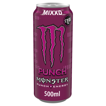Monster Energy Mixxd Punch 12 x 500ml PMP - Refreshing Energy Drinks