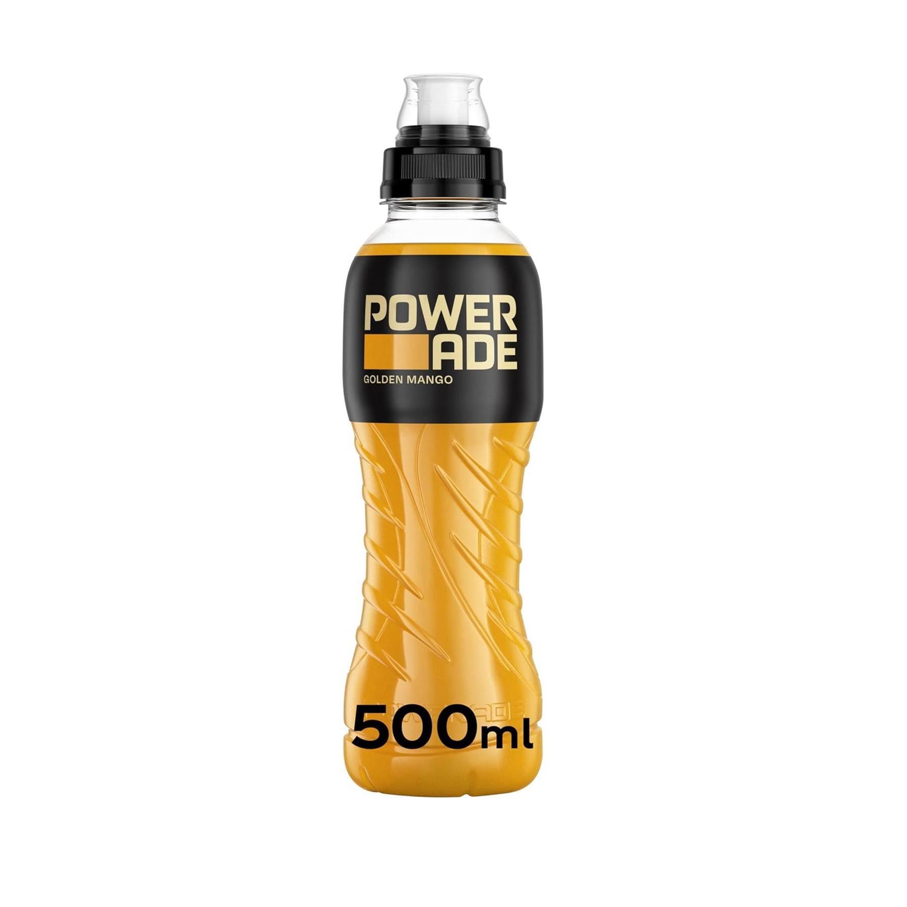 Powerade GOLDEN MANGO Drink 500ml Bottle