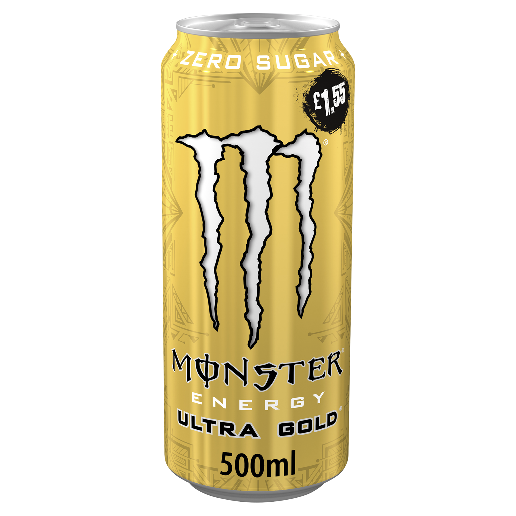 Monster Energy ULTRA GOLD Zero Sugar Drink 500ml PMP Cans