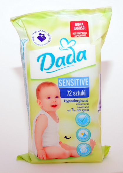 Dada Sensitive Moisturizing Wipes 72 pcs