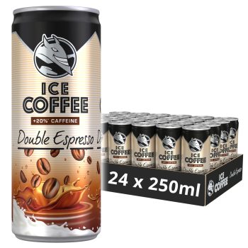 HELL Ice Coffee Double Espresso – 24 × 250 ml Cans
