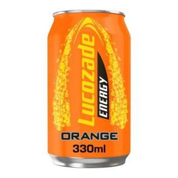 Lucozade Energy Drink Orange 24 x 330ml Cans