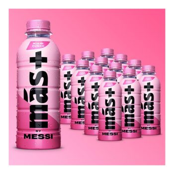 Mas+ Miami Punch Hydration Drink - 12 x 500ml Refreshing Drink