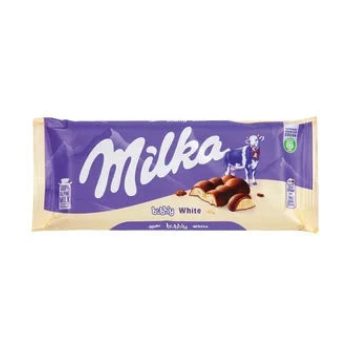 Milka Bubbly White Chocolate Bar