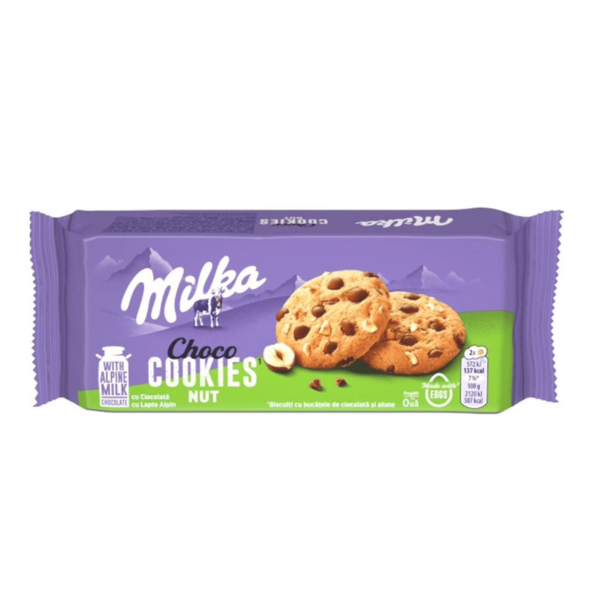 Milka Chocolate Cookies Nuts