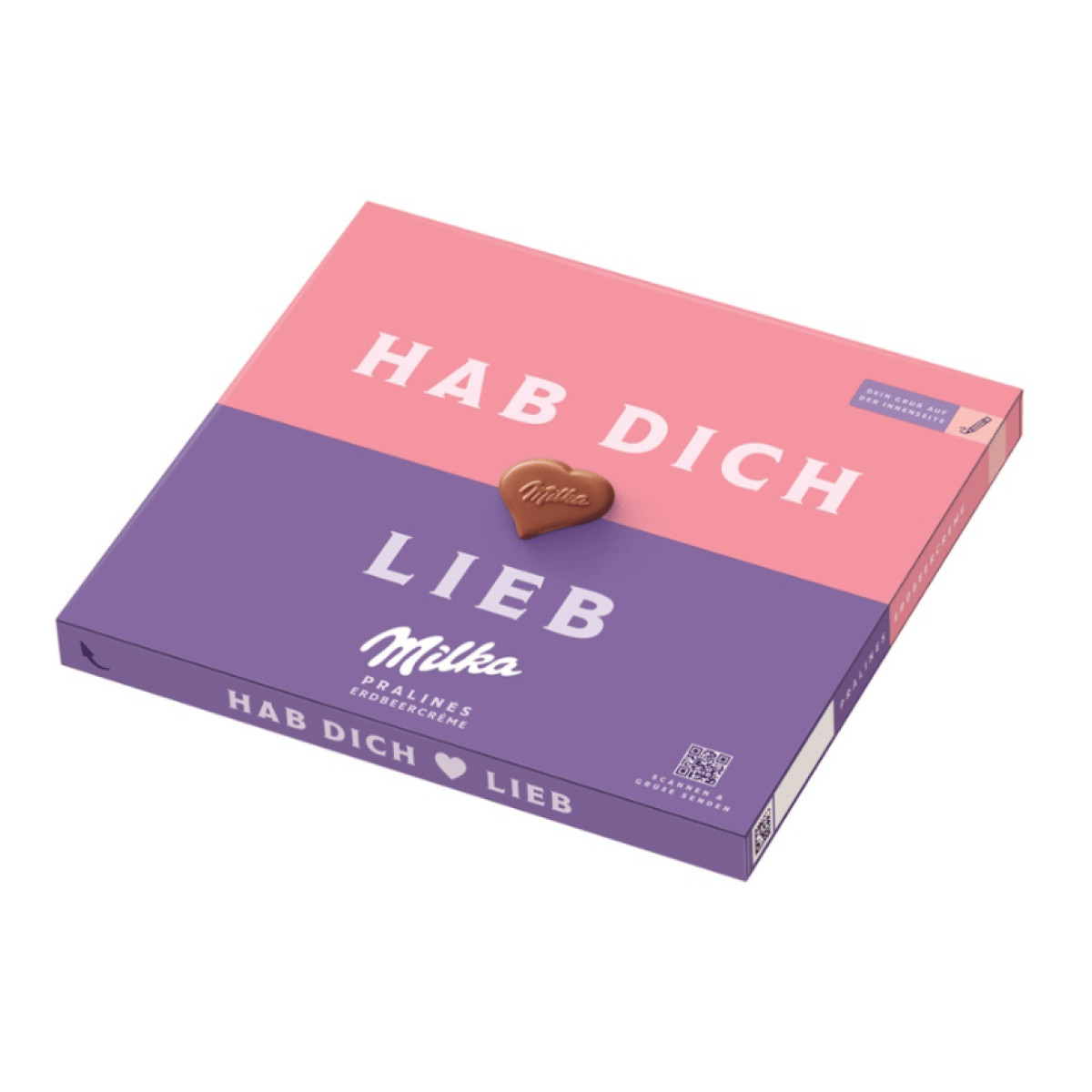 Milka Heart Strawberry Cream