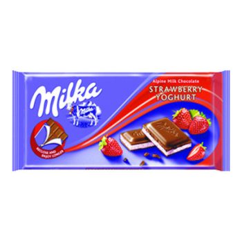Milka Strawberry Chocolate Bar (Erdbeer)