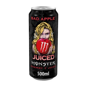 Monster Bad Apple 12 x 500ml PMP Cans - Refreshing Energy Drinks