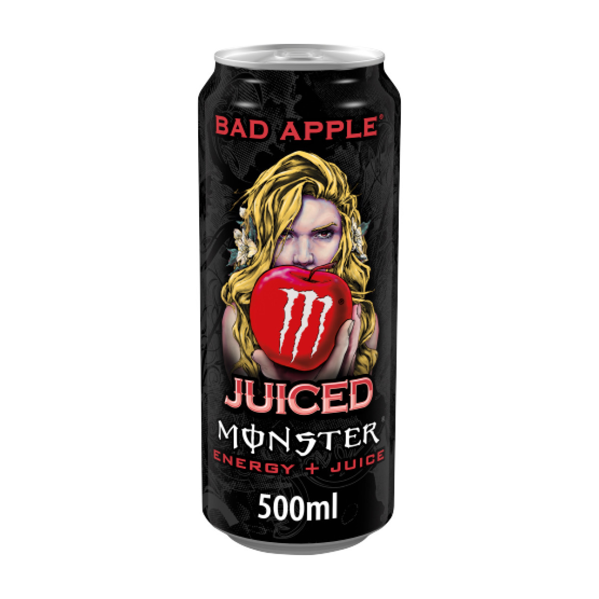 Monster Bad Apple 12 x 500ml PMP Cans - Refreshing Energy Drinks