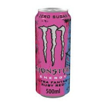 Monster Energy Ultra Fantasy Ruby Red Energy Drink 24 x 500ml Cans