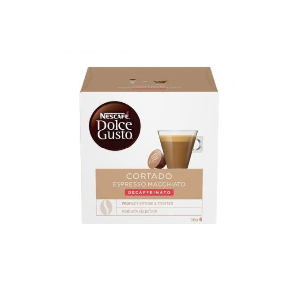 Nescafe Dolce Gusto Cortado Decaf 99.2g – 16 caps