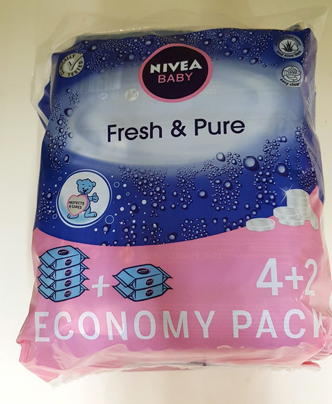 Nivea Chusteczki Baby Fresh&Pure 6×63