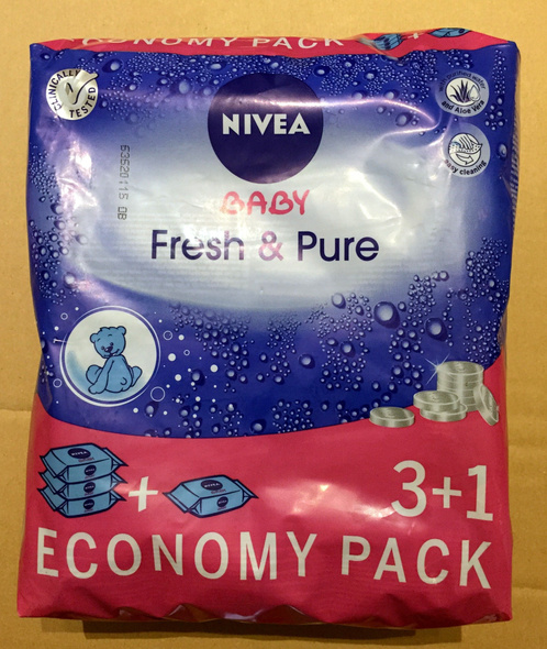 Nivea Wipes Baby Fresh&Pure 4×63