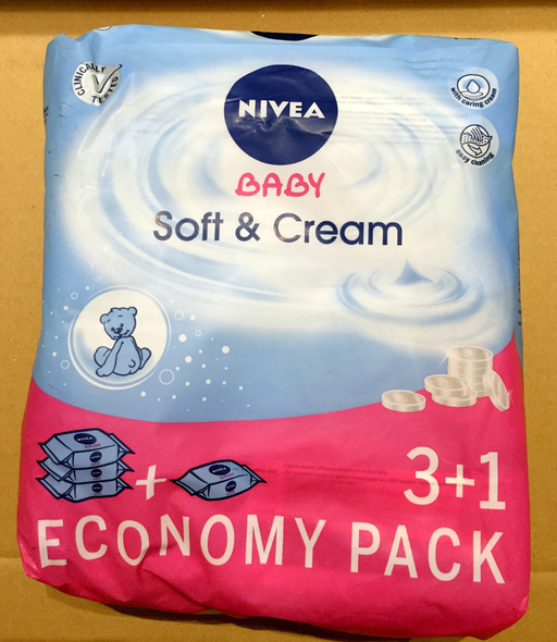 Nivea Wipes Baby Soft&Cream 4×63