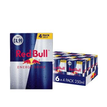 Red Bull Energy Drink 24 x 250ml PMP (6 x 4 Packs)