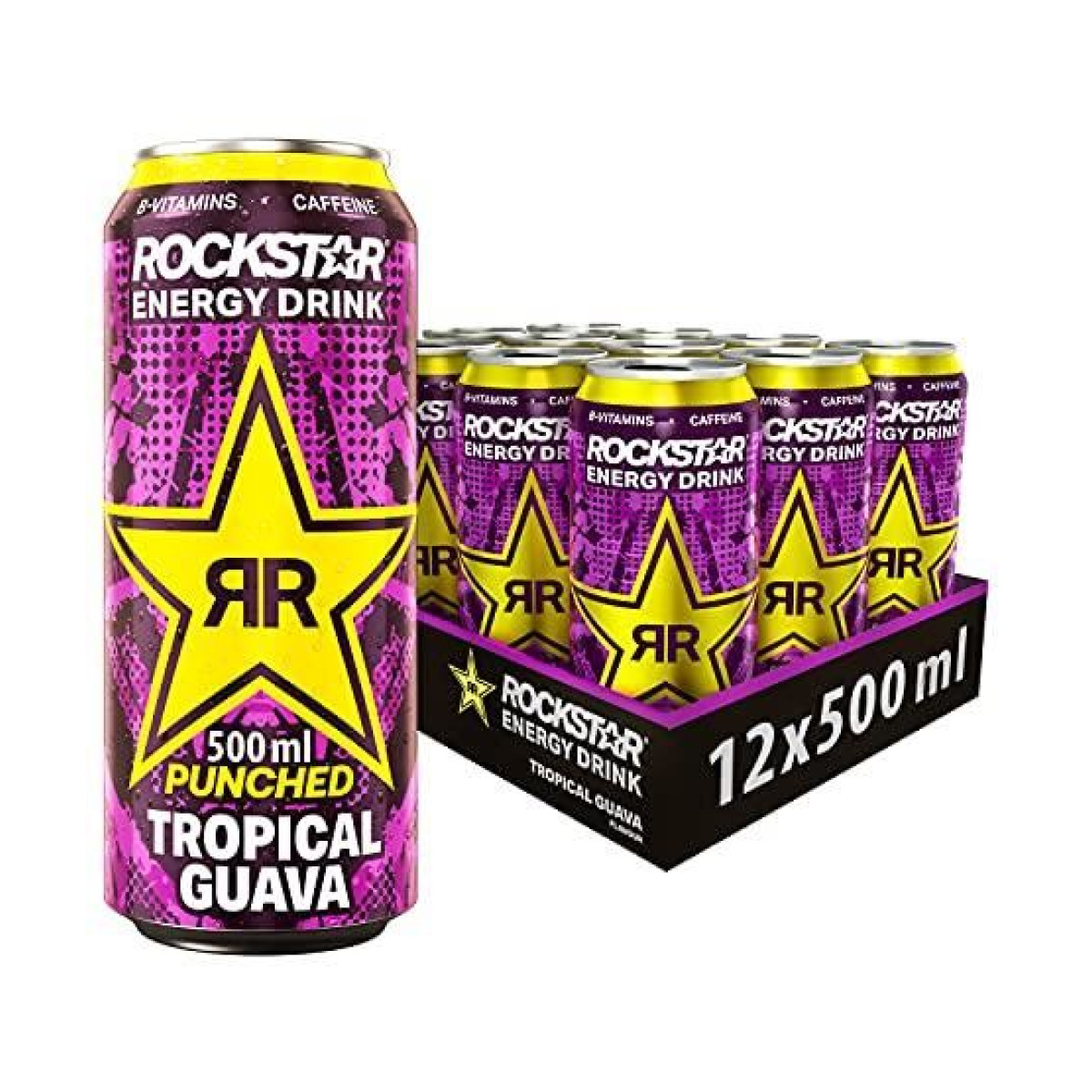Rockstar Punched Tropical Guava 12 x 500ml