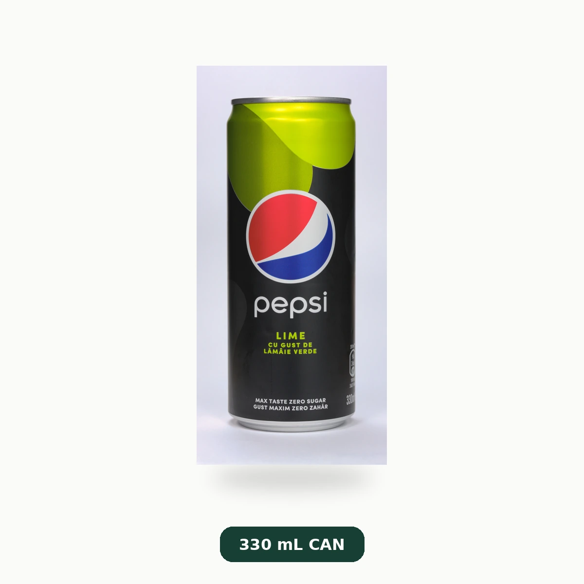 Pepsi Max – Lime Flavor – 330ml Can