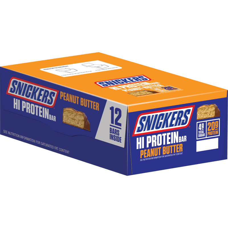 SNICKERS Hi Protein Original Bars, 24.12 oz (12-Count Box)